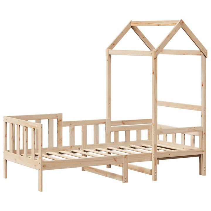 daybed med tag 80x200 cm massivt fyrretræ