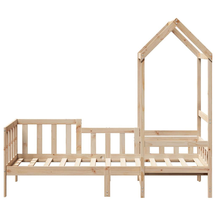 daybed med tag 80x200 cm massivt fyrretræ