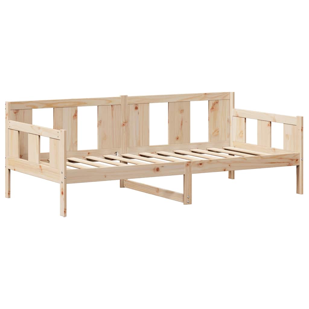 daybed med tag 80x200 cm massivt fyrretræ