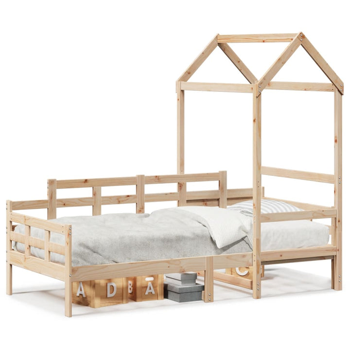 daybed med tag 80x200 cm massivt fyrretræ
