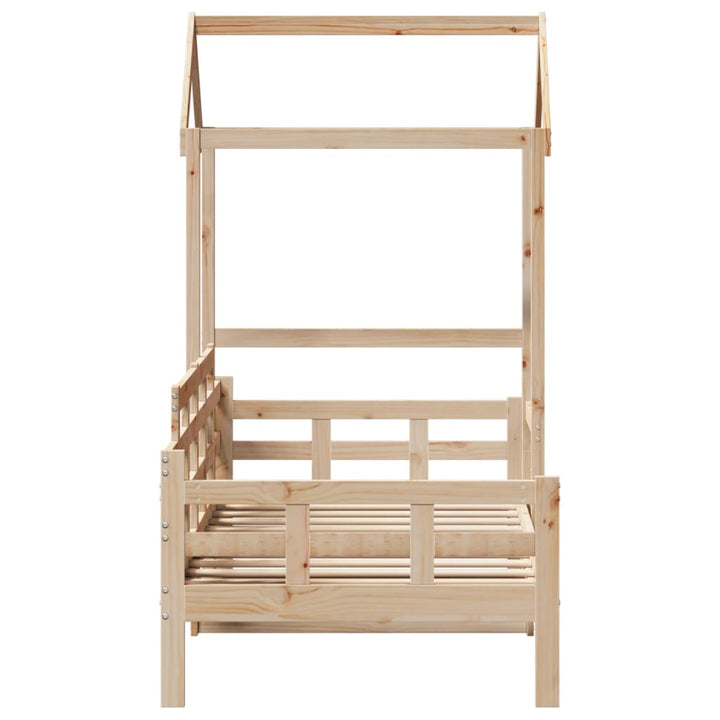 daybed med tag 80x200 cm massivt fyrretræ