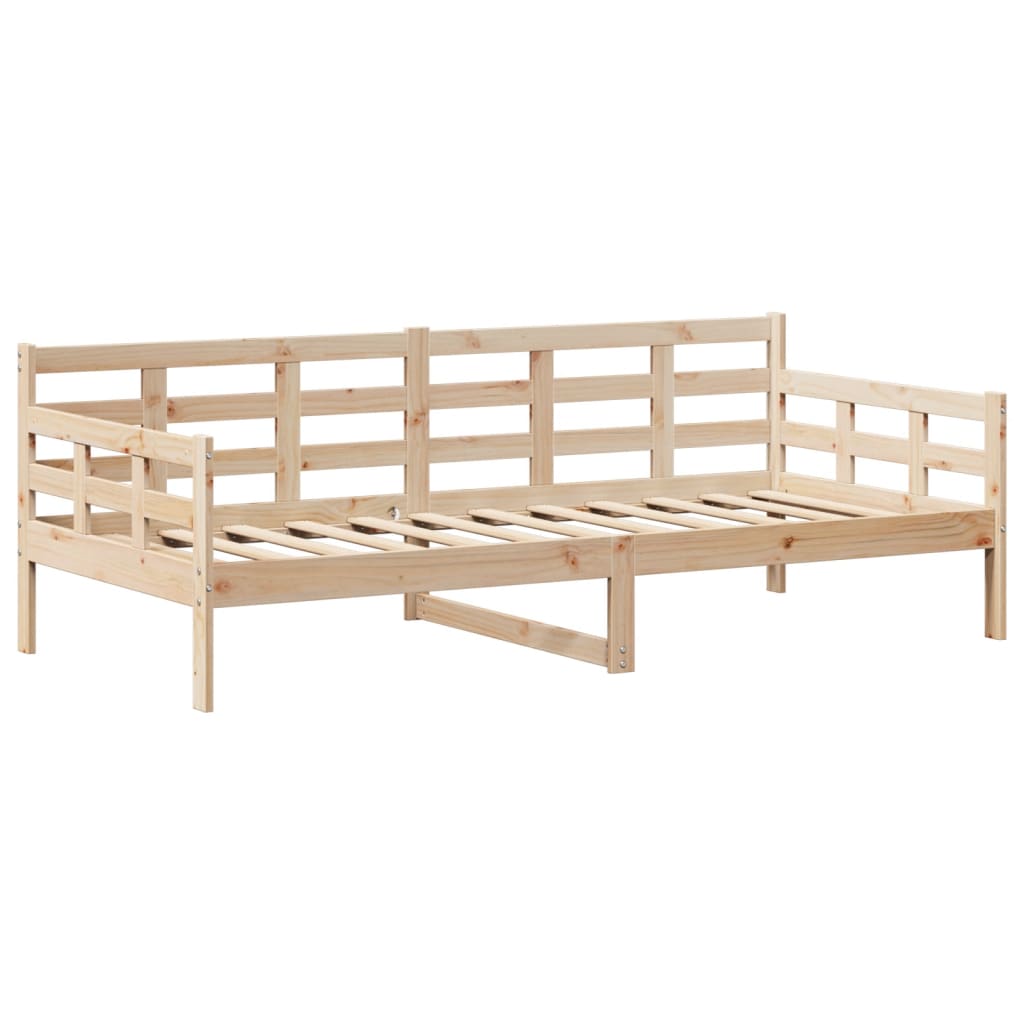 daybed med tag 80x200 cm massivt fyrretræ