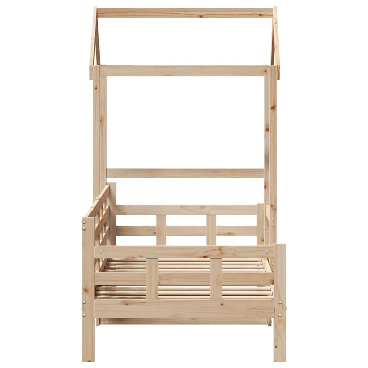 daybed med tag 80x200 cm massivt fyrretræ