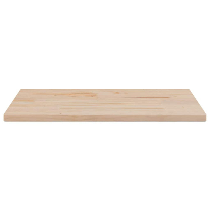 bordplader 2 stk. 80x40x1,7 cm rektangulær massivt fyrretræ