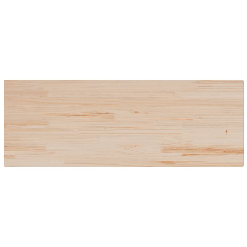 bordplade 110x40x1,7 cm rektangulær massivt fyrretræ