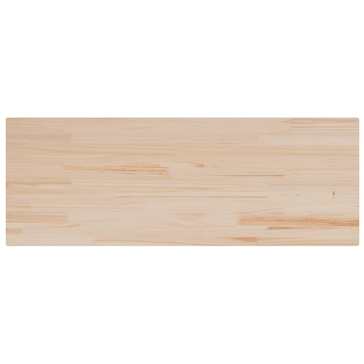 bordplade 110x40x1,7 cm rektangulær massivt fyrretræ