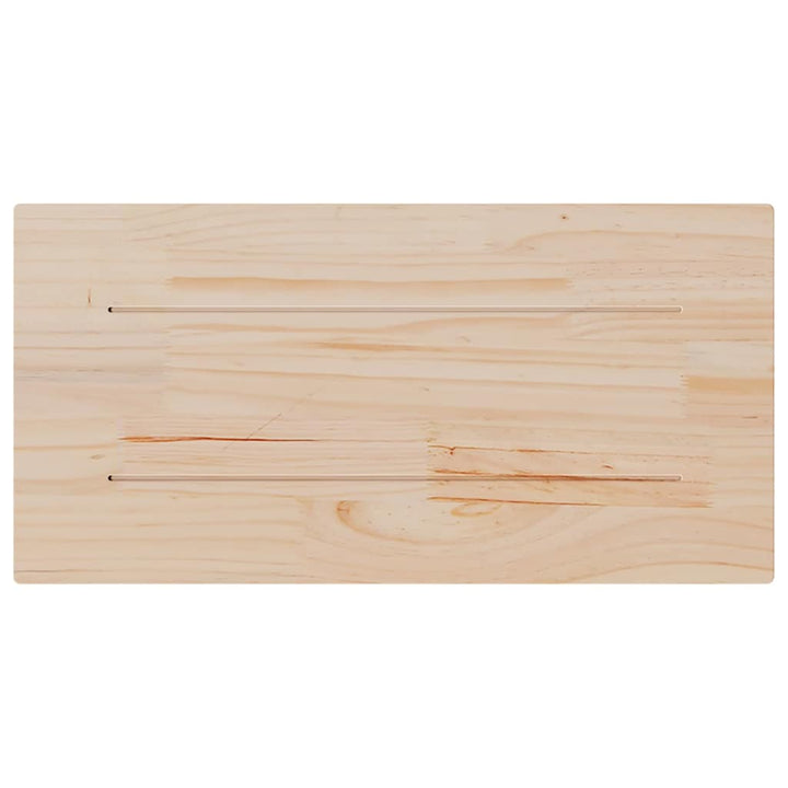bordplader 4 stk. 90x45x1,7 cm rektangulær massivt fyrretræ