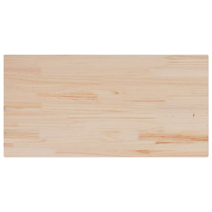 bordplader 4 stk. 100x50x1,7 cm rektangulær massivt fyrretræ