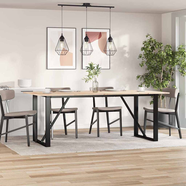 bordplader 4 stk. 100x50x1,7 cm rektangulær massivt fyrretræ
