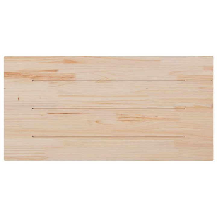 bordplader 4 stk. 100x50x1,7 cm rektangulær massivt fyrretræ