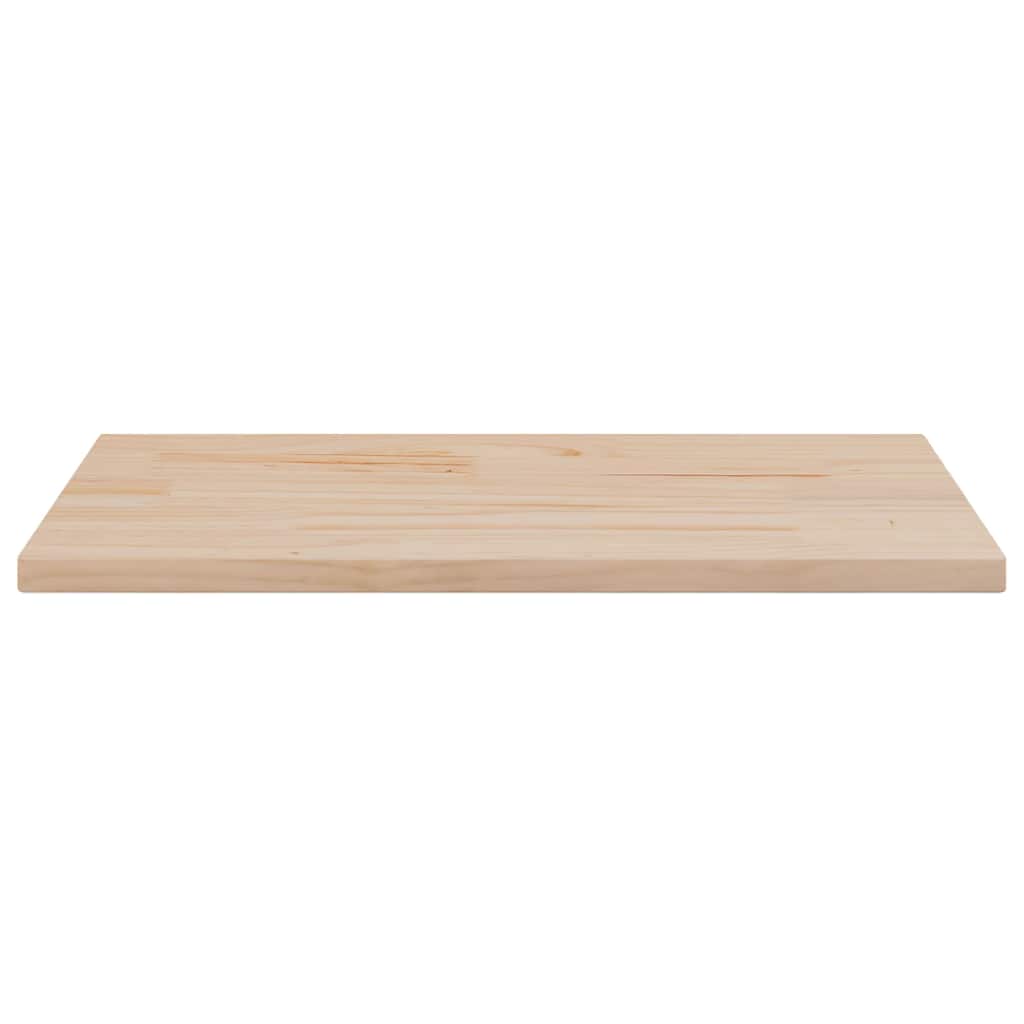 bordplader 2 stk. 60x30x2,5 cm rektangulær massivt fyrretræ