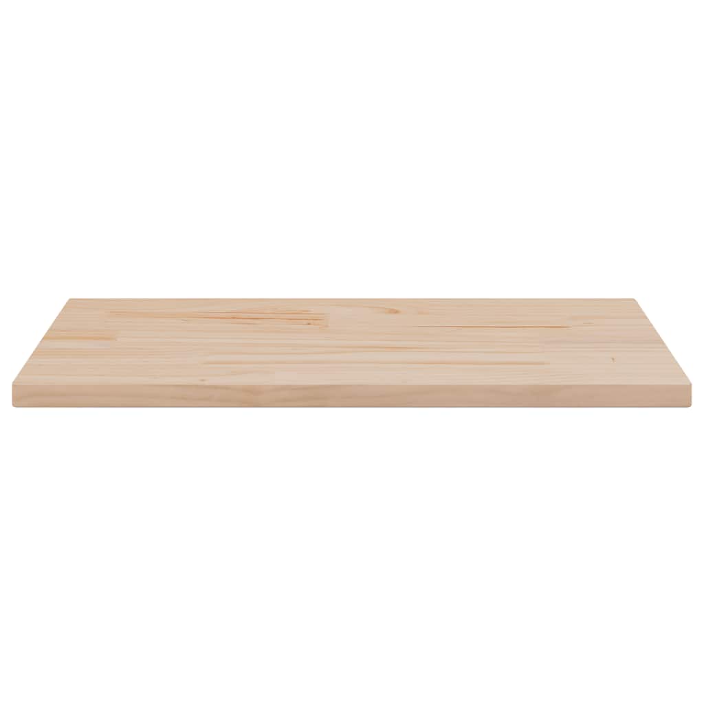 bordplader 2 stk. 70x35x2,5 cm rektangulær massivt fyrretræ
