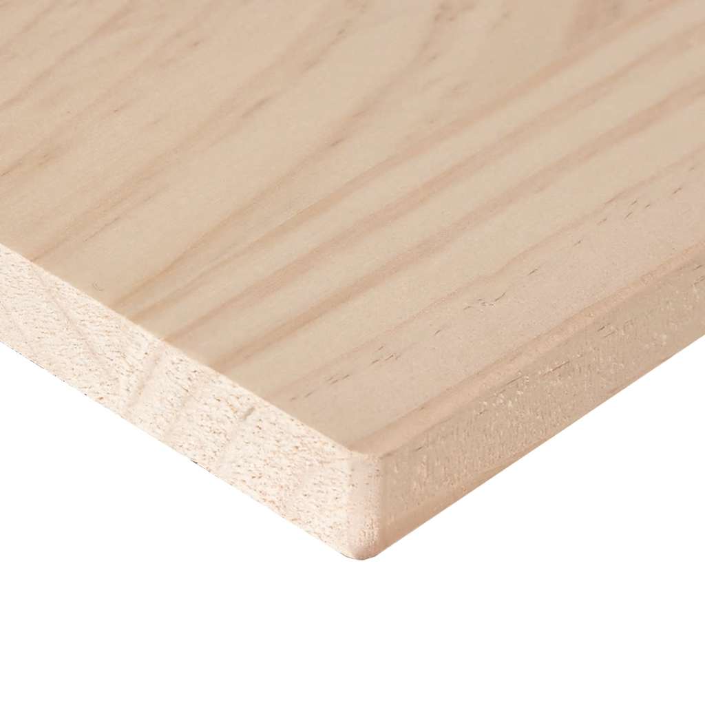 bordplade 80x50x2,5 cm rektangulær massivt fyrretræ