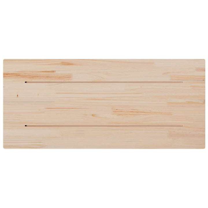bordplade 90x40x2,5 cm rektangulær massivt fyrretræ