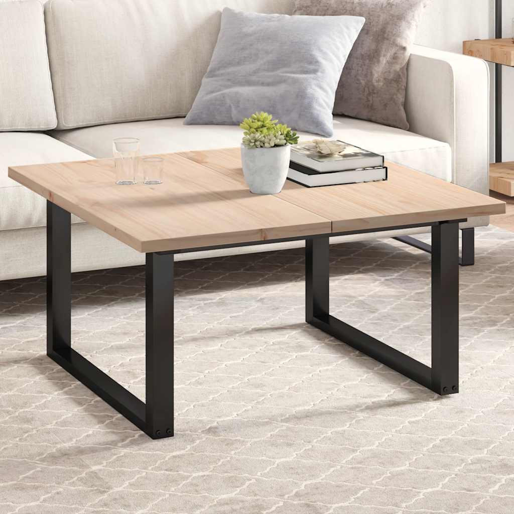 bordplader 2 stk. 90x45x2,5 cm rektangulær massivt fyrretræ