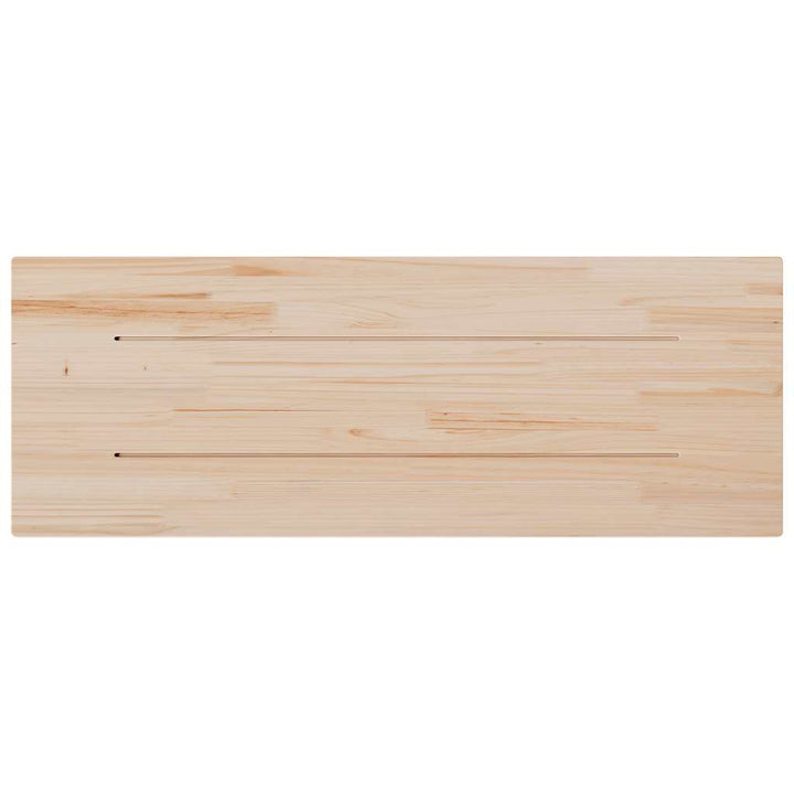bordplade 110x40x2,5 cm rektangulær massivt fyrretræ