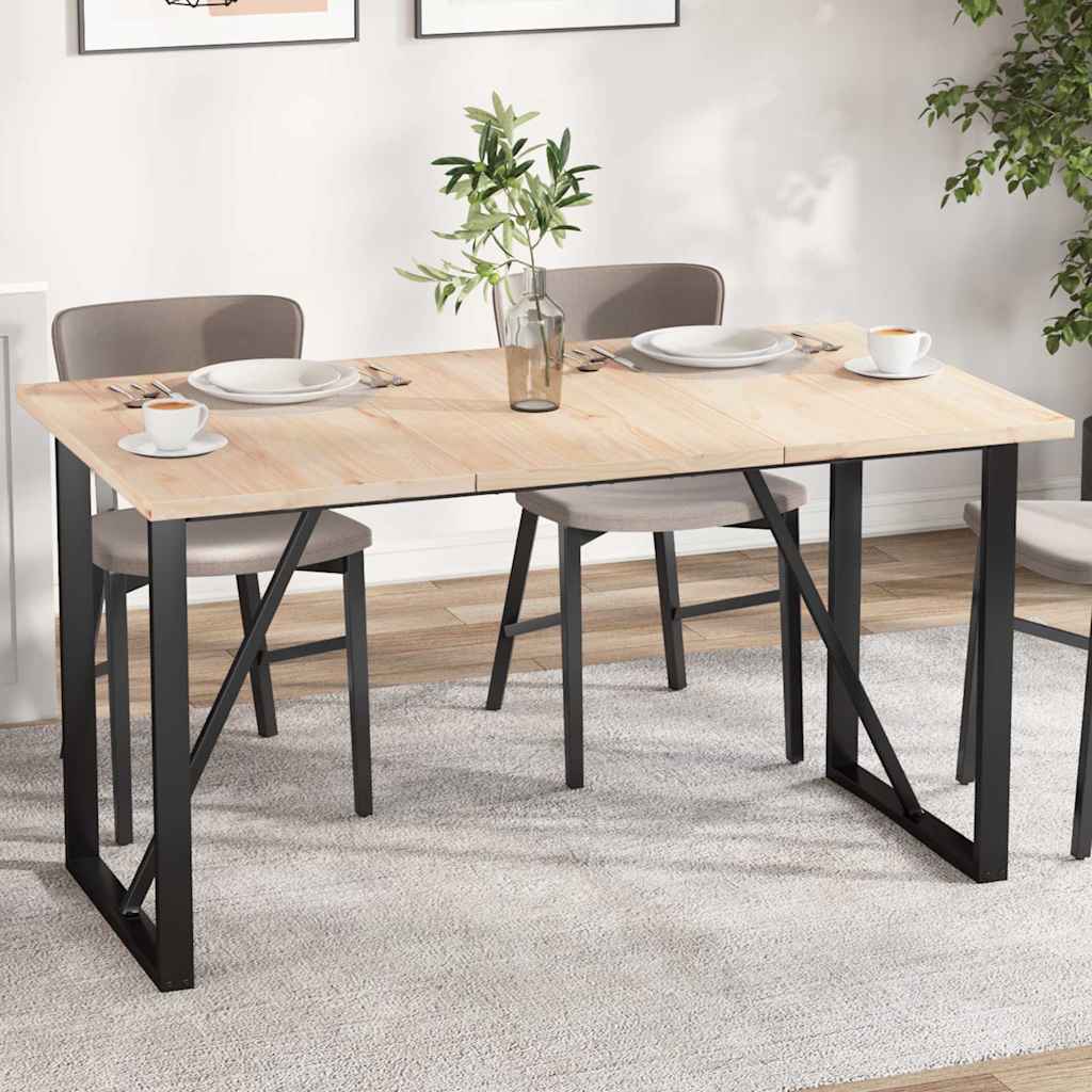 bordplader 3 stk. 80x47x2,5 cm rektangulær massivt fyrretræ