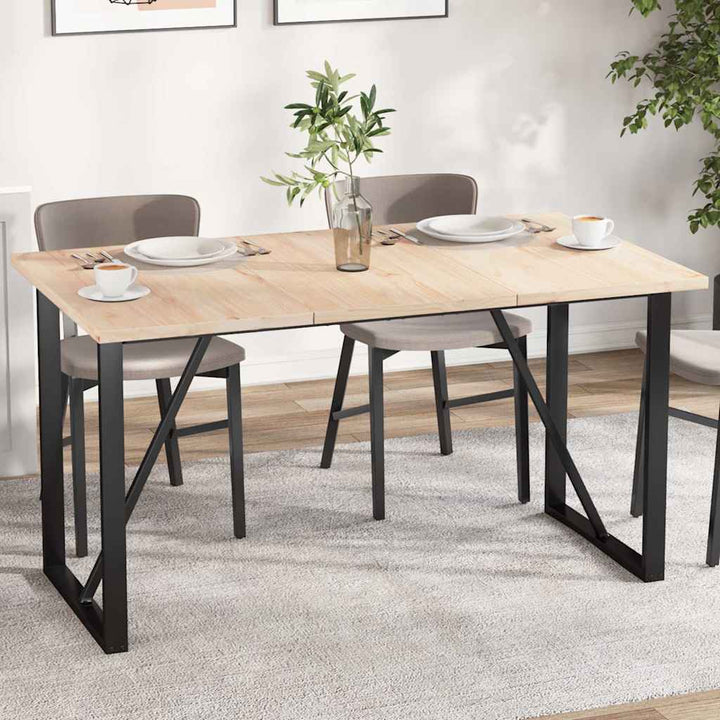 bordplader 3 stk. 80x47x2,5 cm rektangulær massivt fyrretræ
