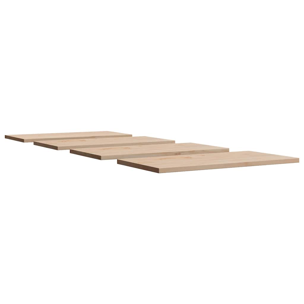 bordplader 4 stk. 90x45x2,5 cm rektangulær massivt fyrretræ
