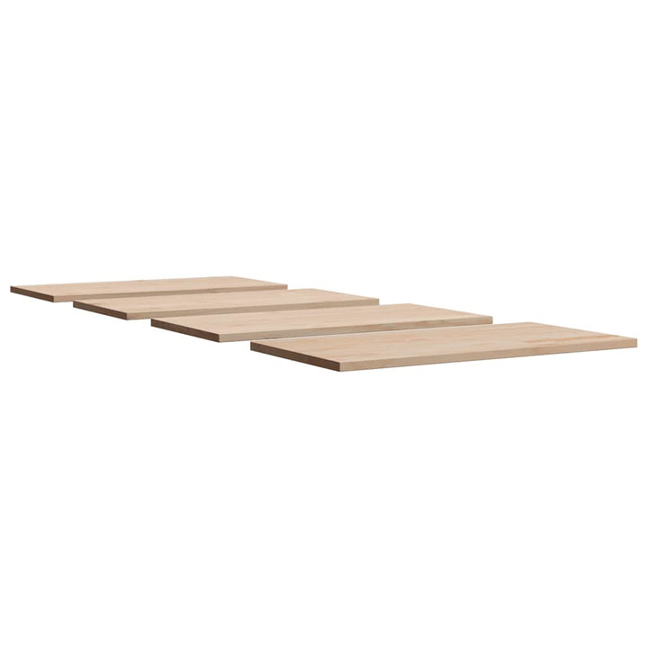 bordplader 4 stk. 100x50x2,5 cm rektangulær massivt fyrretræ