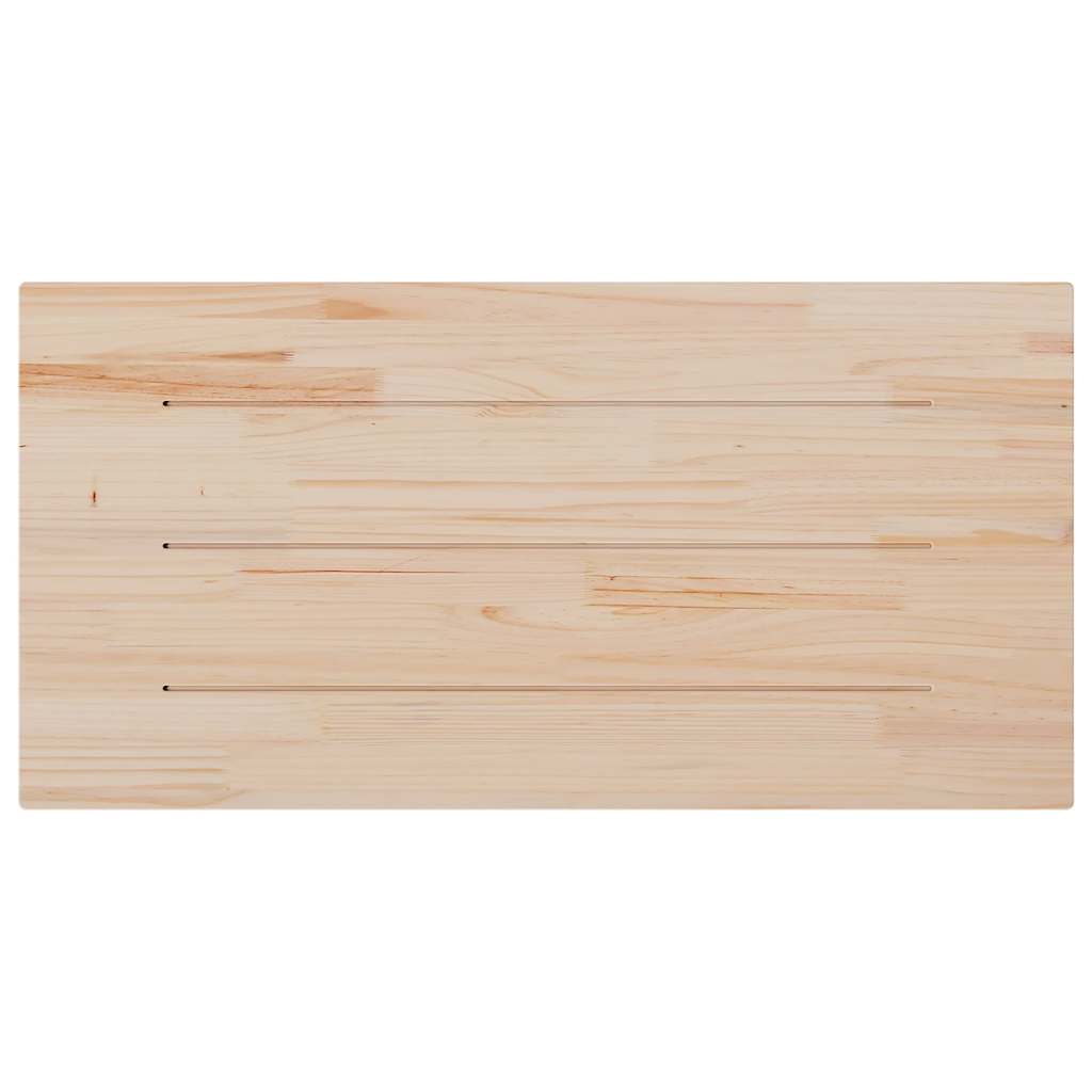 bordplader 4 stk. 100x50x2,5 cm rektangulær massivt fyrretræ
