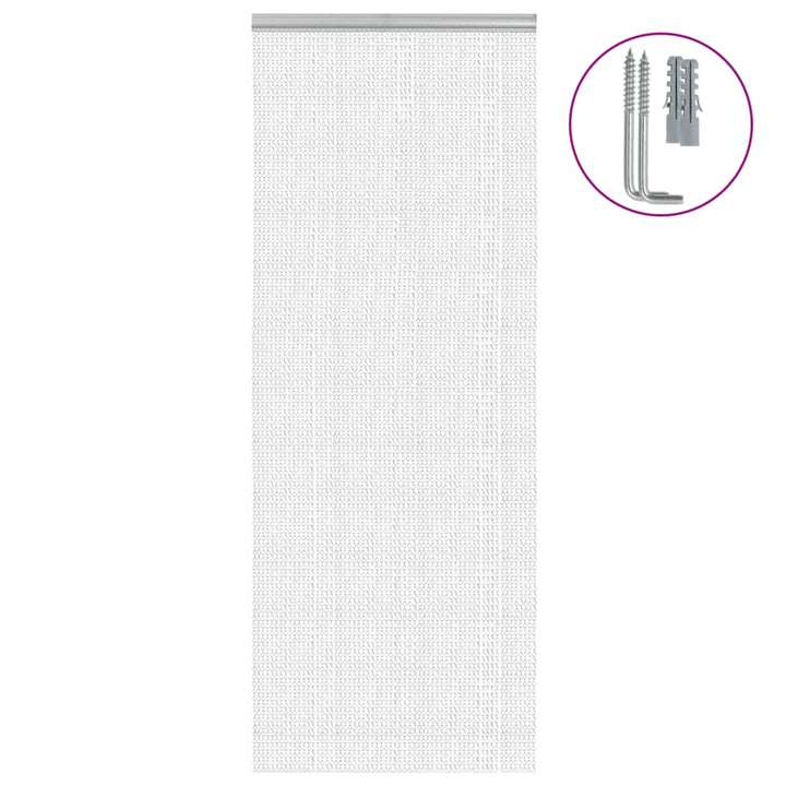 insektskærm til dør 80x201 cm aluminium