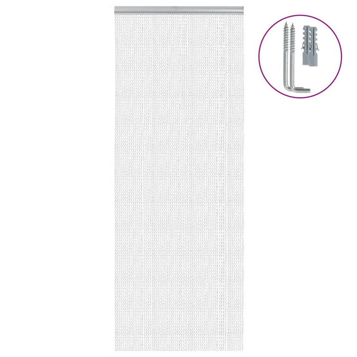 insektskærm til dør 80x212 cm aluminium