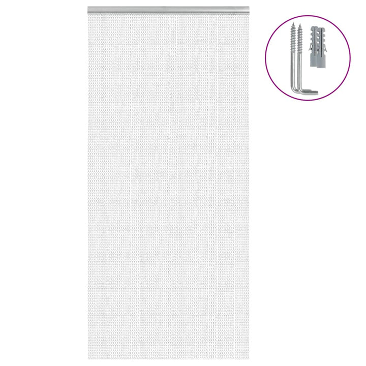 insektskærm til dør 100x212 cm aluminium