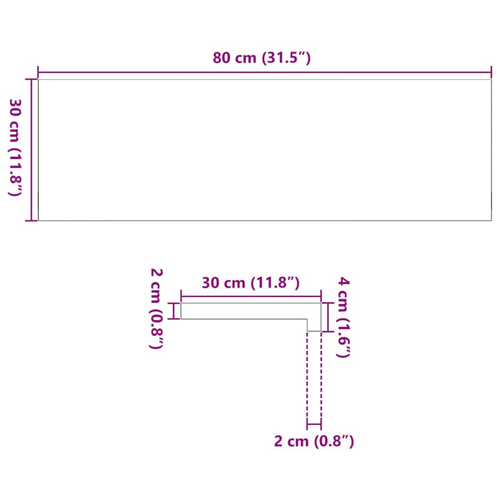 trappemåtter 12 stk ubehandlet 80x30x2 cm massivt egetræ