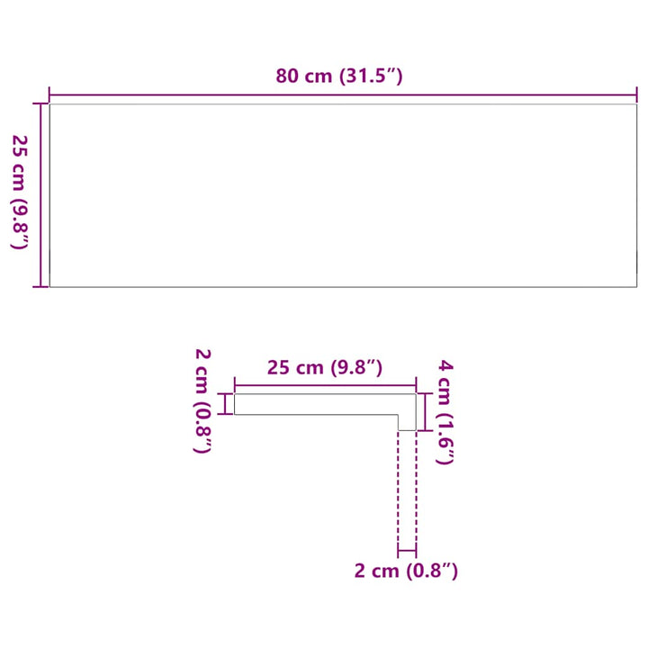 trappemåtter 4 stk lysebrun 80x25x2 cm massivt egetræ