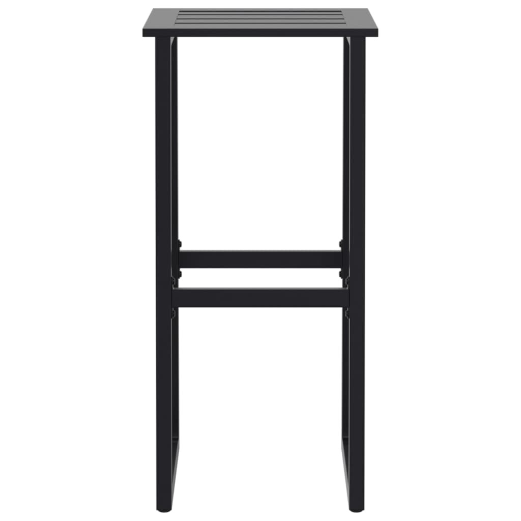 barsæt til haven 5 dele pulverlakeret stål sort