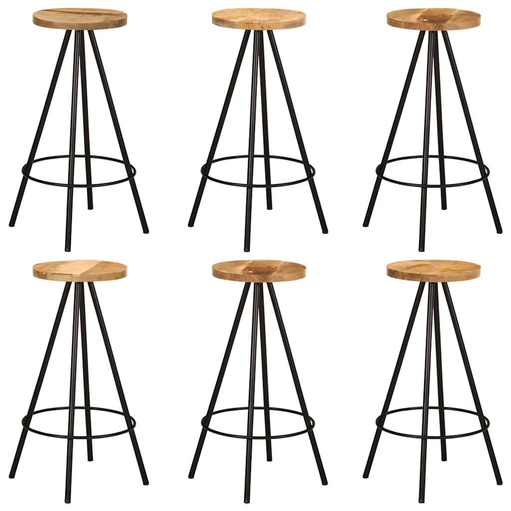 barsæt 7 dele massivt mangotræ