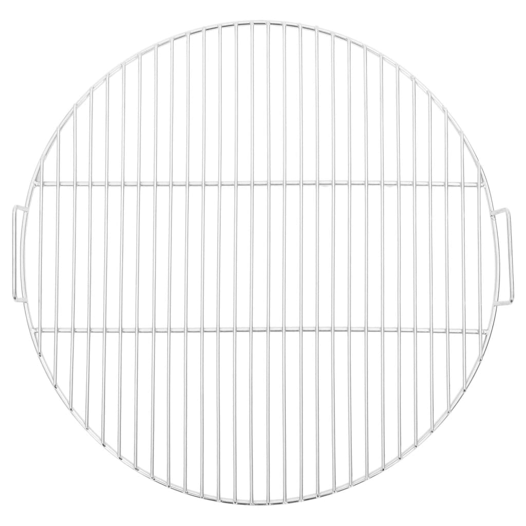 grillrist Ø54 cm med håndtag rund 304 rustfrit stål