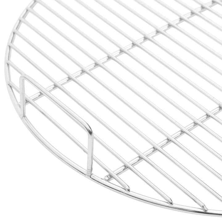 grillrist Ø54 cm med håndtag rund 304 rustfrit stål