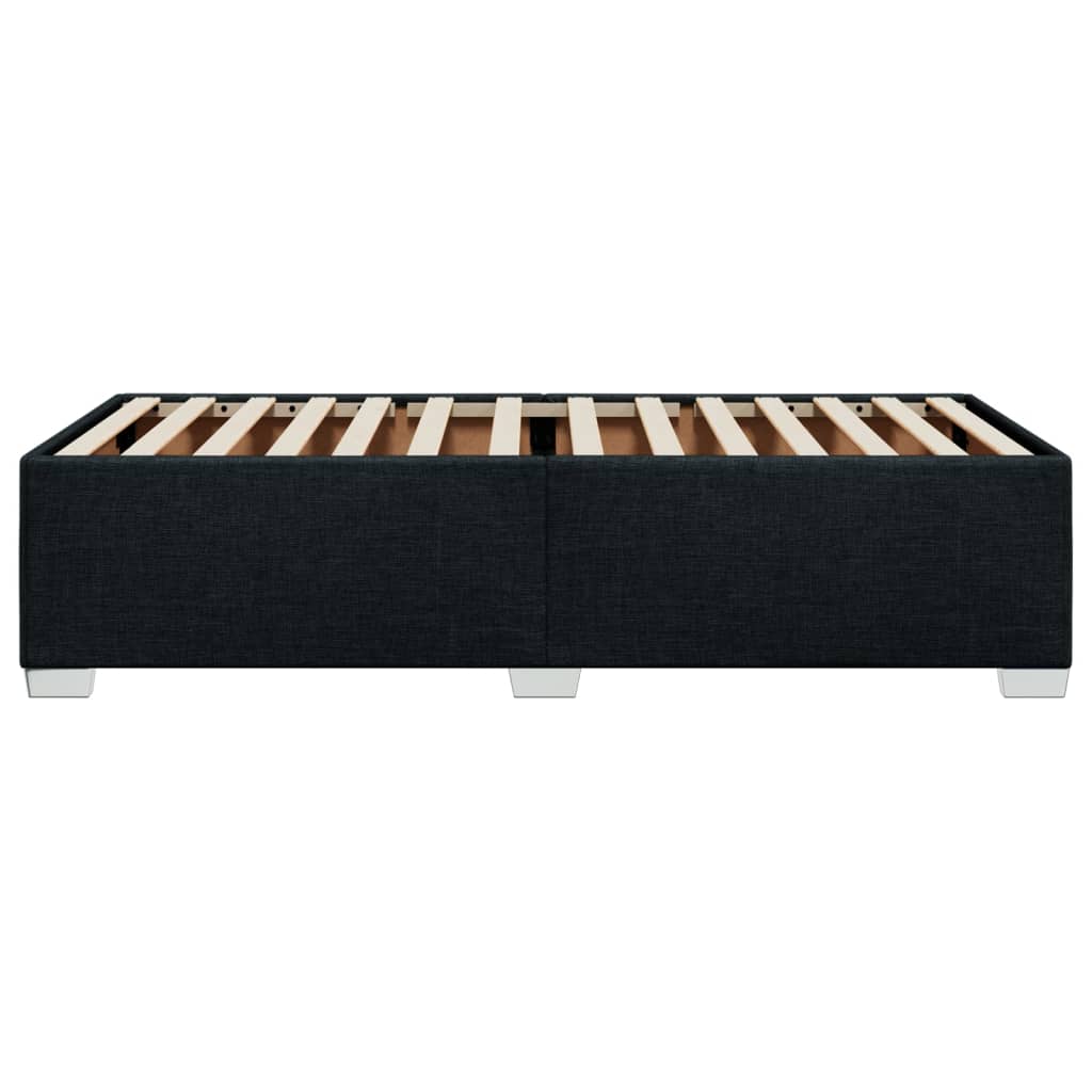 sengeramme uden madras 80x200 cm stof sort