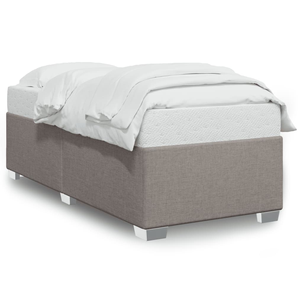 sengeramme uden madras 80x200 cm stof gråbrun