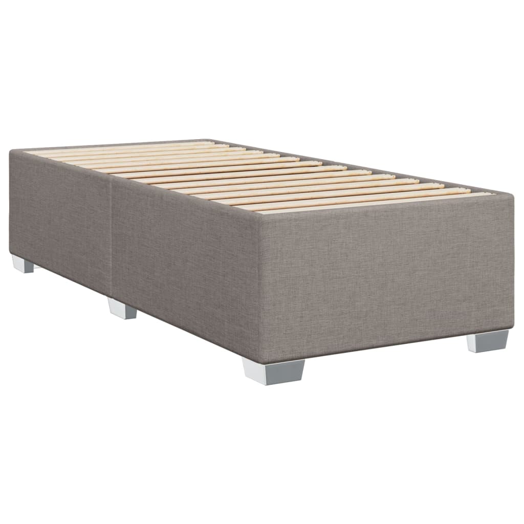 sengeramme uden madras 80x200 cm stof gråbrun