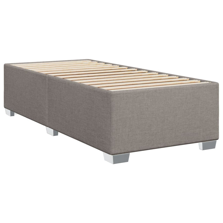 sengeramme uden madras 80x200 cm stof gråbrun