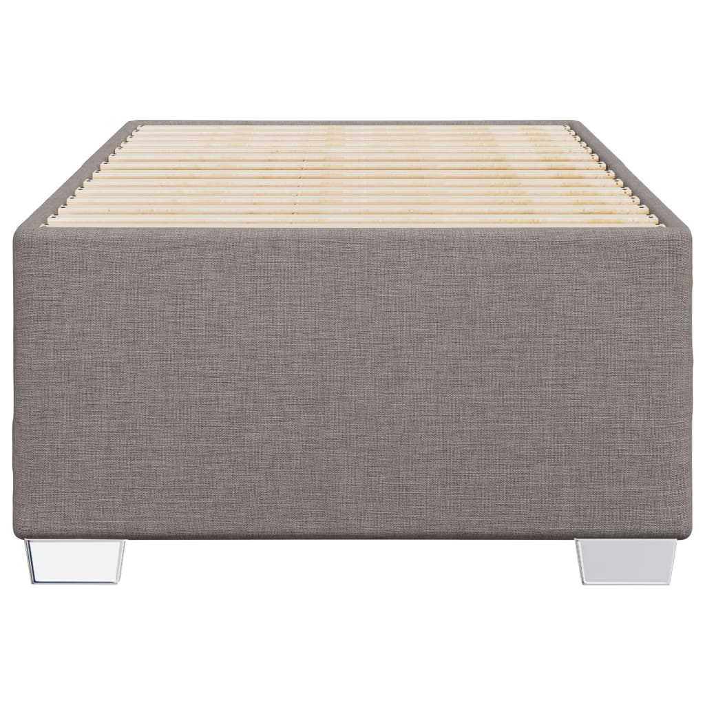 sengeramme uden madras 80x200 cm stof gråbrun