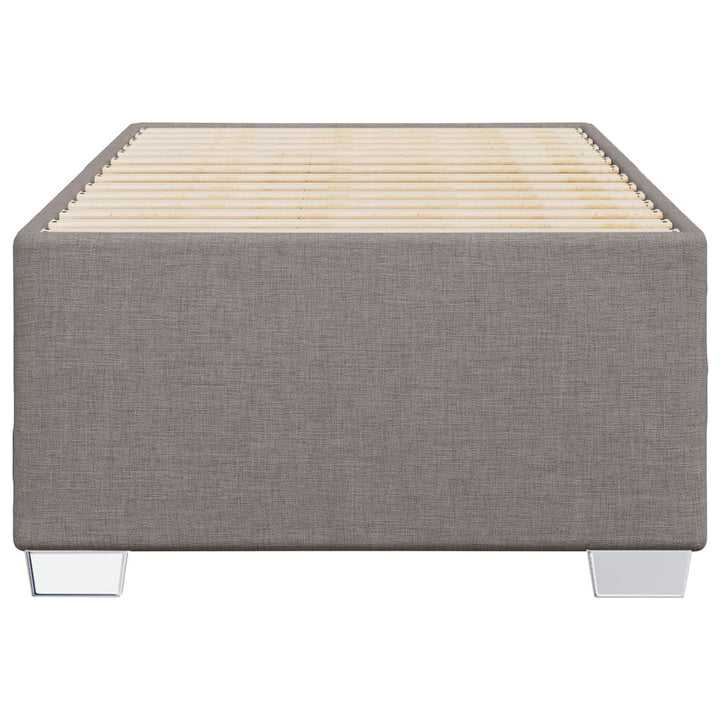 sengeramme uden madras 80x200 cm stof gråbrun