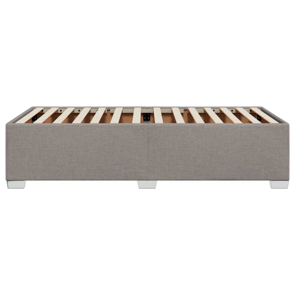 sengeramme uden madras 80x200 cm stof gråbrun