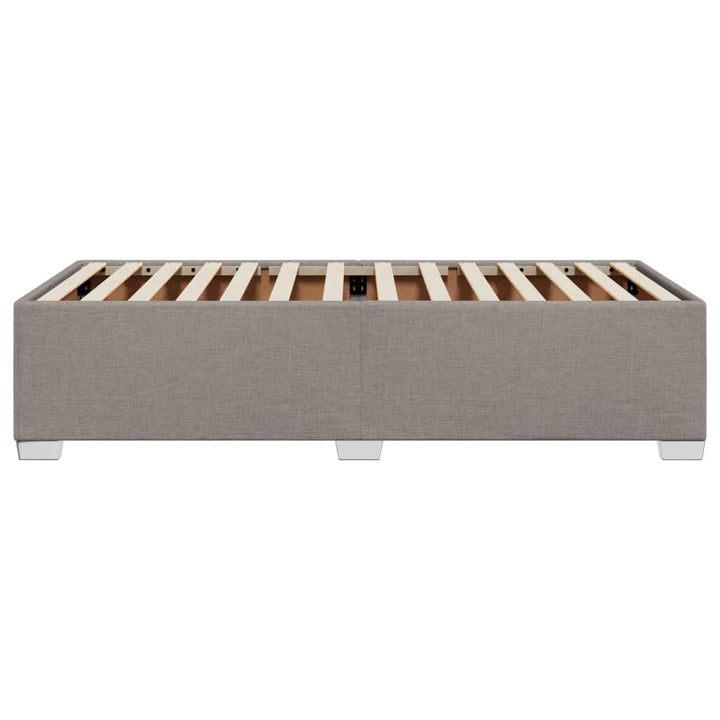 sengeramme uden madras 80x200 cm stof gråbrun