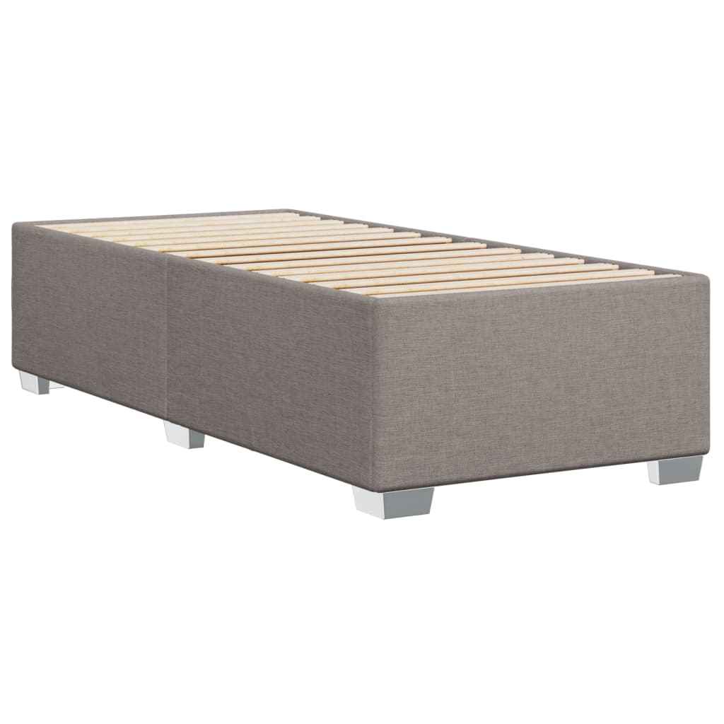 sengeramme uden madras 80x200 cm stof gråbrun
