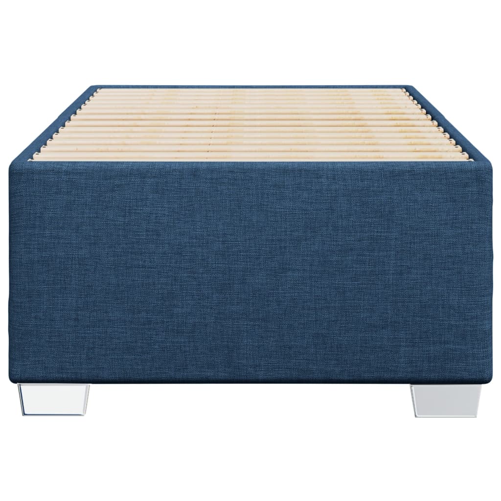 sengeramme uden madras 80x200 cm stof blå