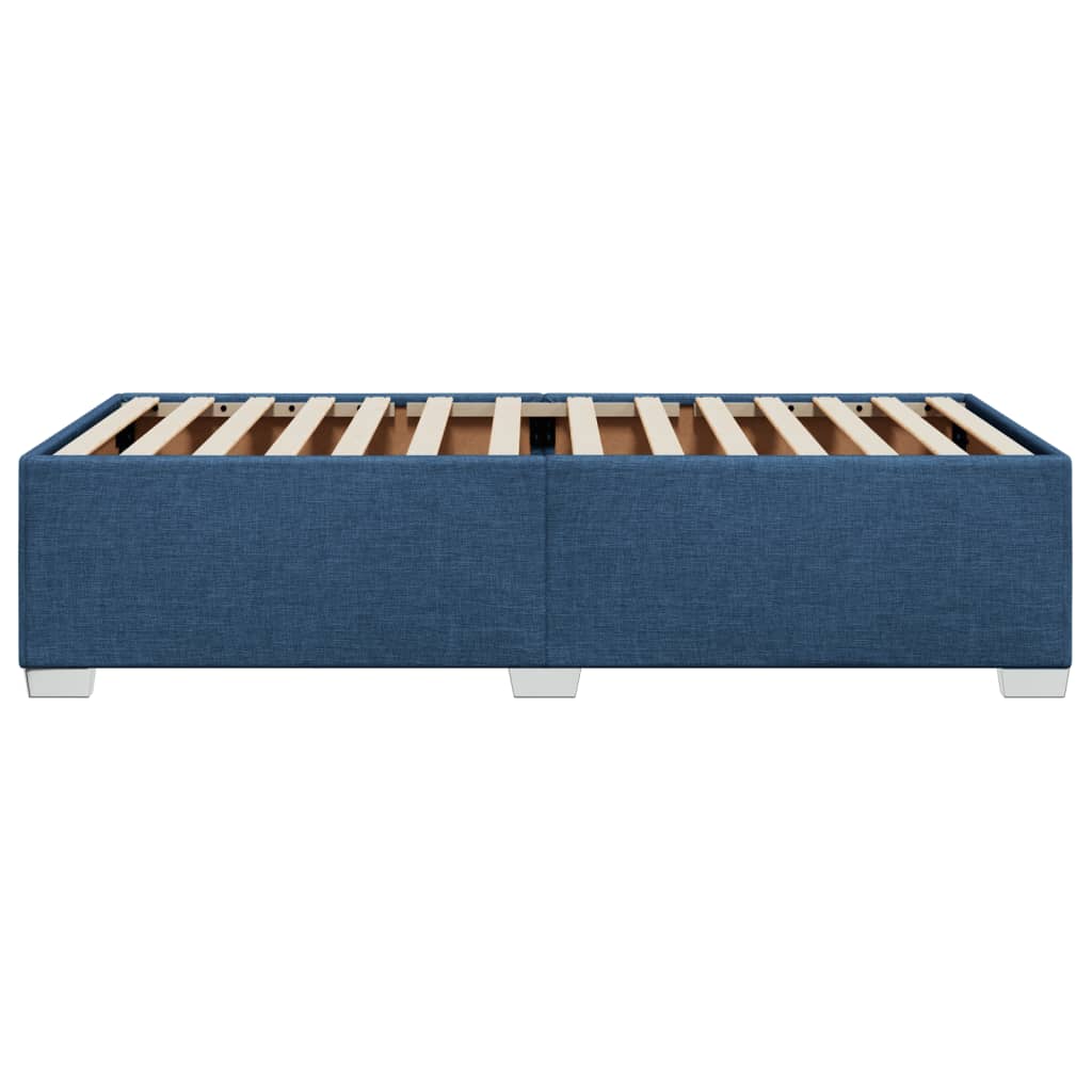sengeramme uden madras 80x200 cm stof blå