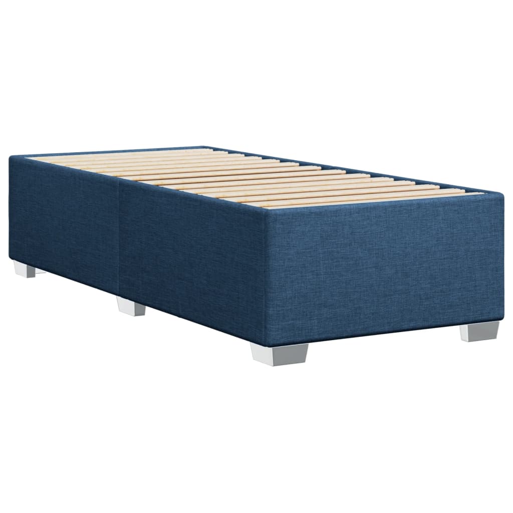 sengeramme uden madras 80x200 cm stof blå