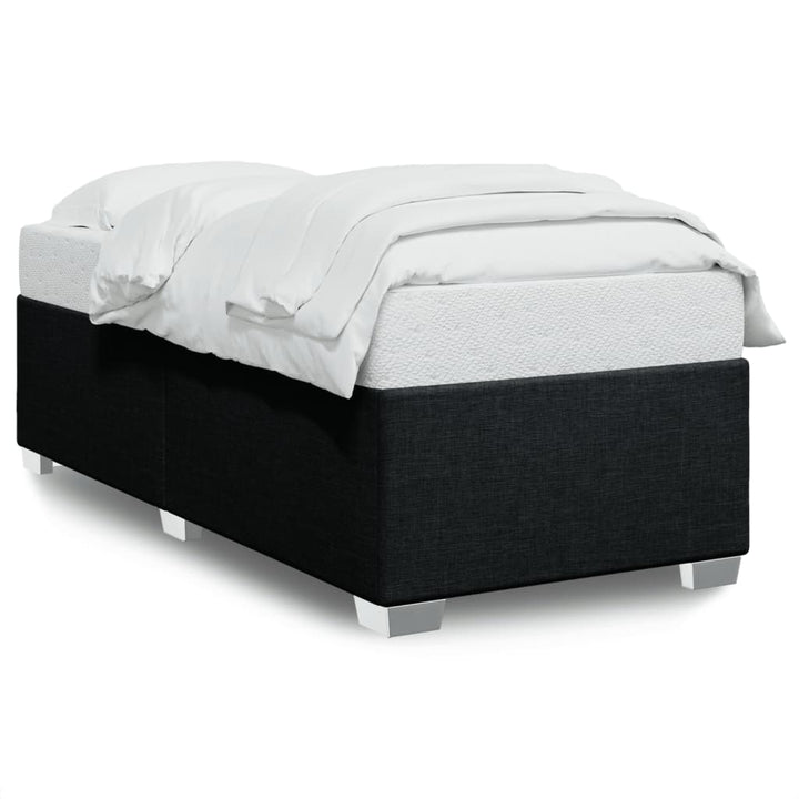 sengeramme uden madras 90x190 cm stof sort