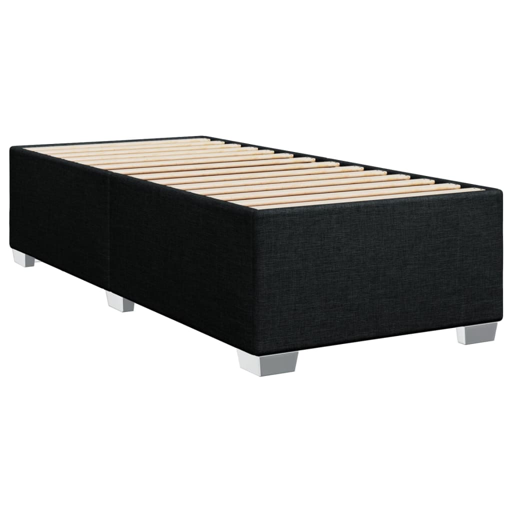 sengeramme uden madras 90x190 cm stof sort