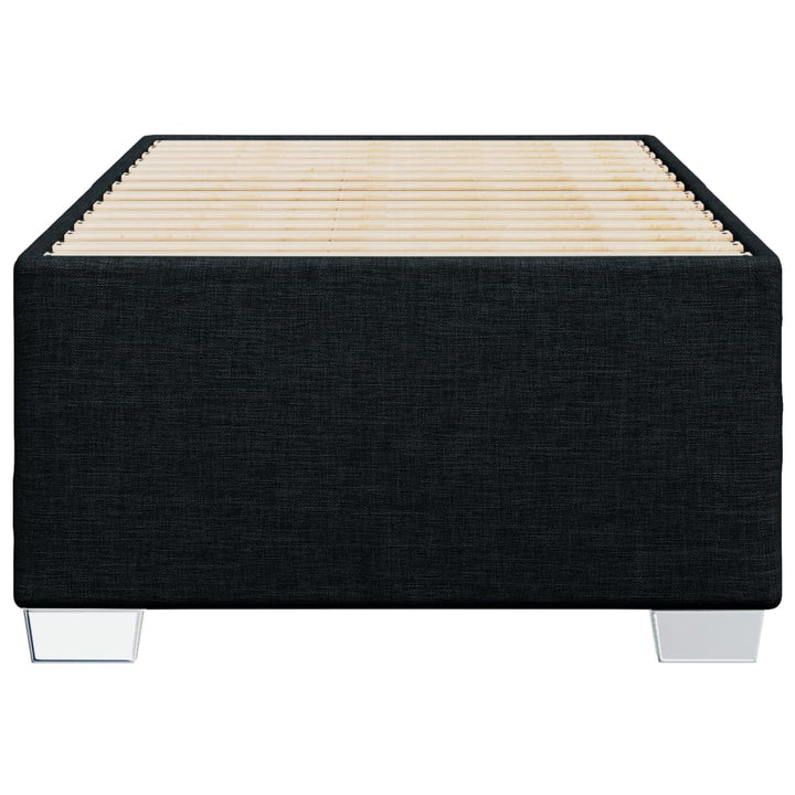 sengeramme uden madras 90x190 cm stof sort