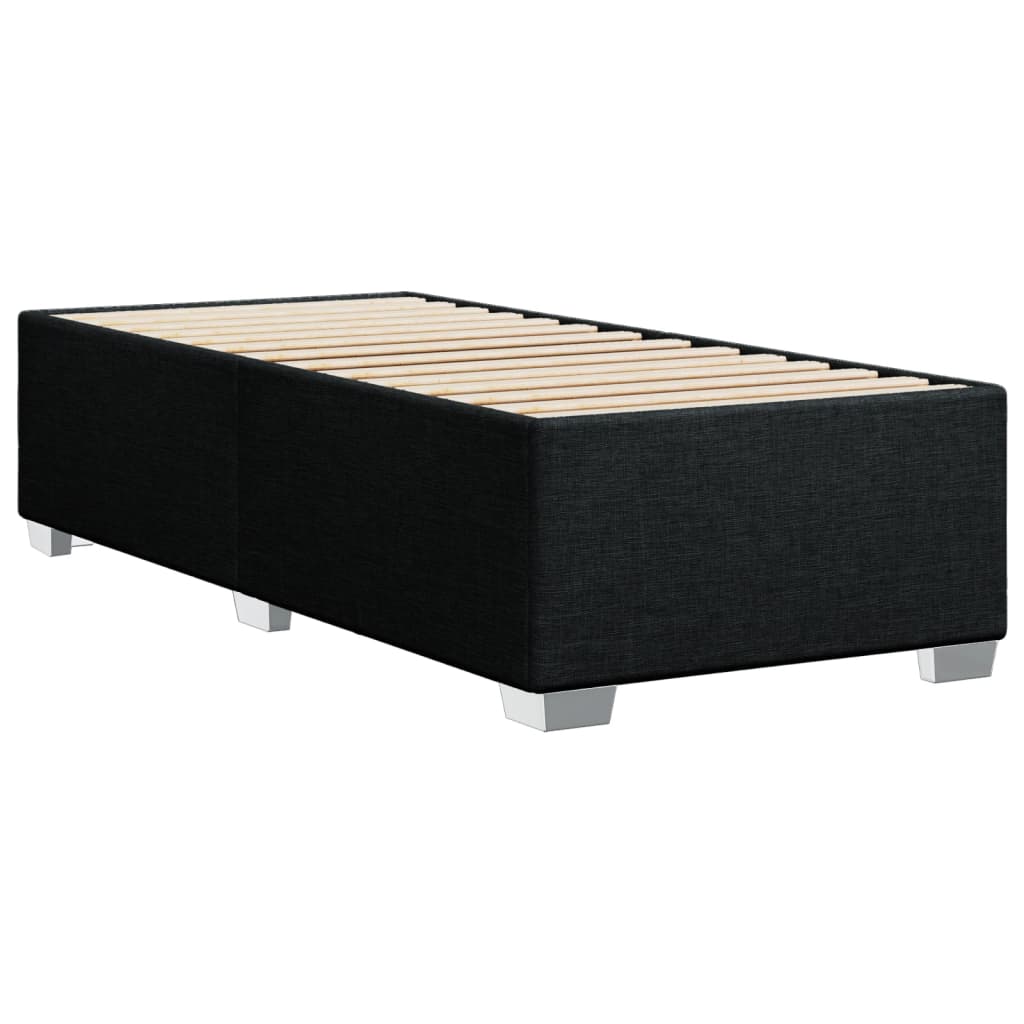 sengeramme uden madras 90x190 cm stof sort